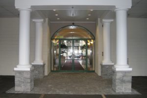 Office Entrance Patio and Columns